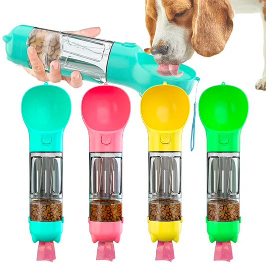 Botella de Agua para Mascotas 4 en 1 - GoPet