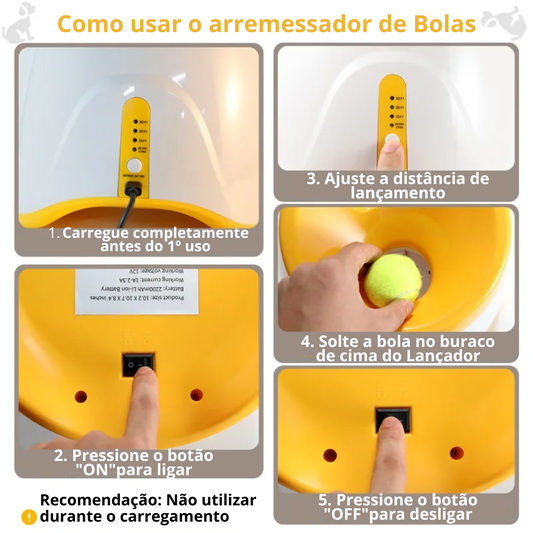 Lanzador Automático de Pelotas para Perros